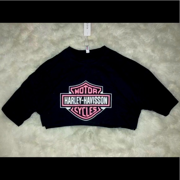 NWT Harley-Davidson S tshirt Crop - Picture 1 of 1